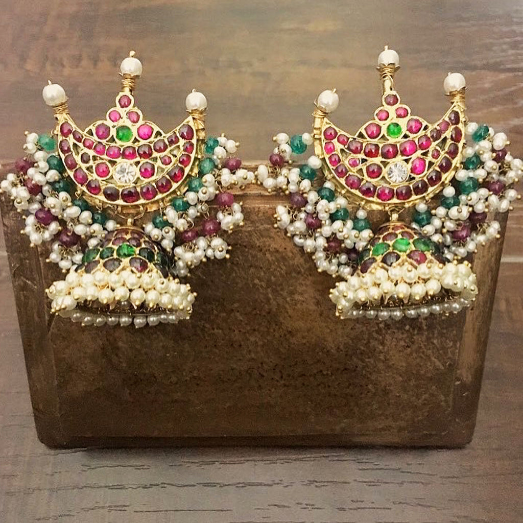 Chandrabali Earrings - Aaharya