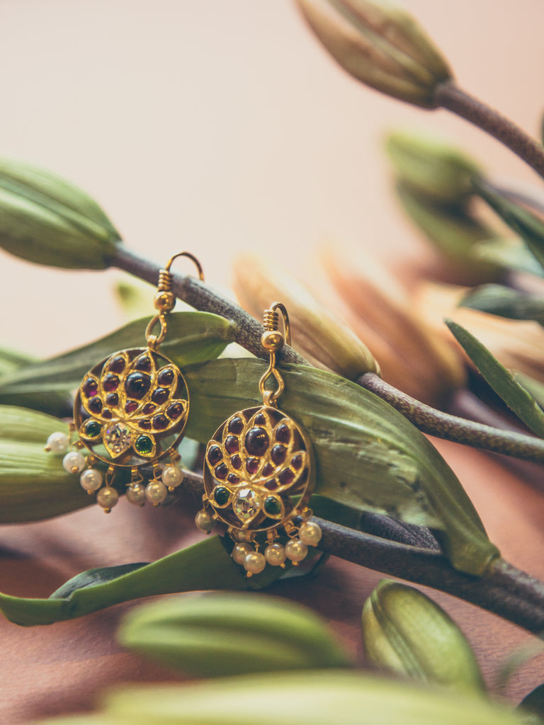 Lotus Earring - Aaharya